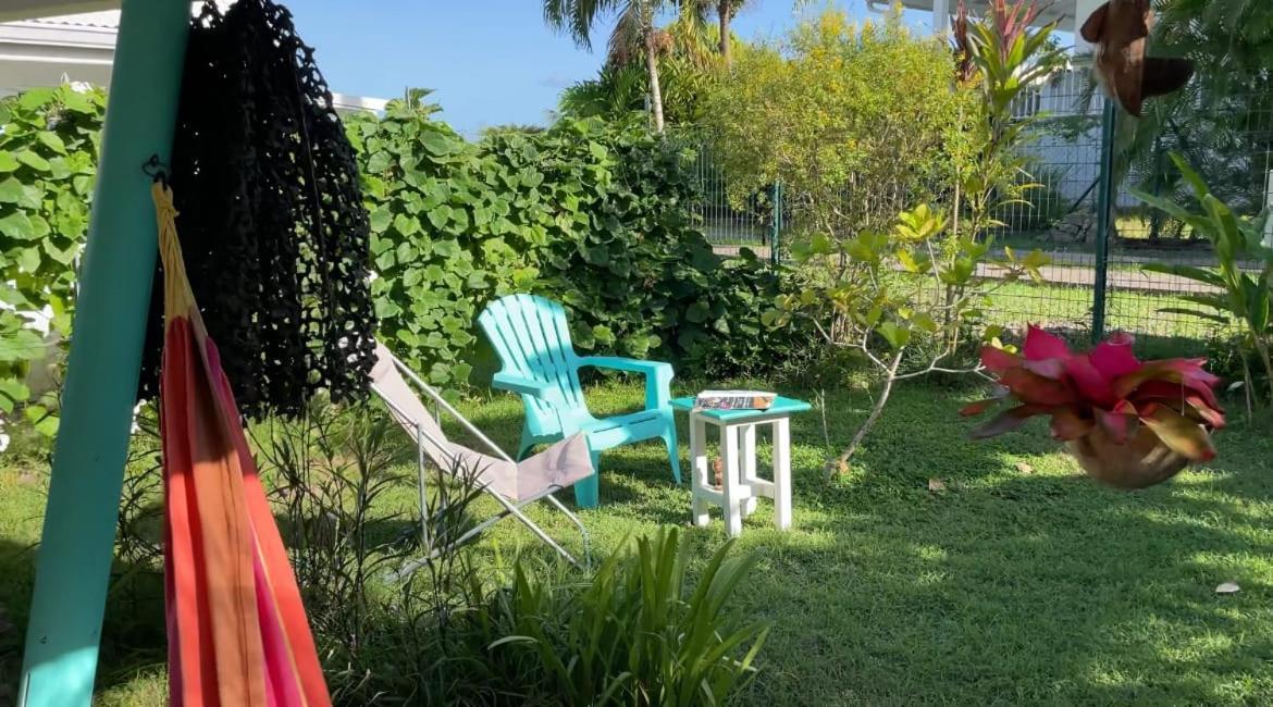 Gite Cajou Dans Jardin Tropical Ventile A Sainte-Anne 外观 照片